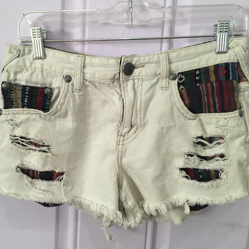 Free people distressed shorts
